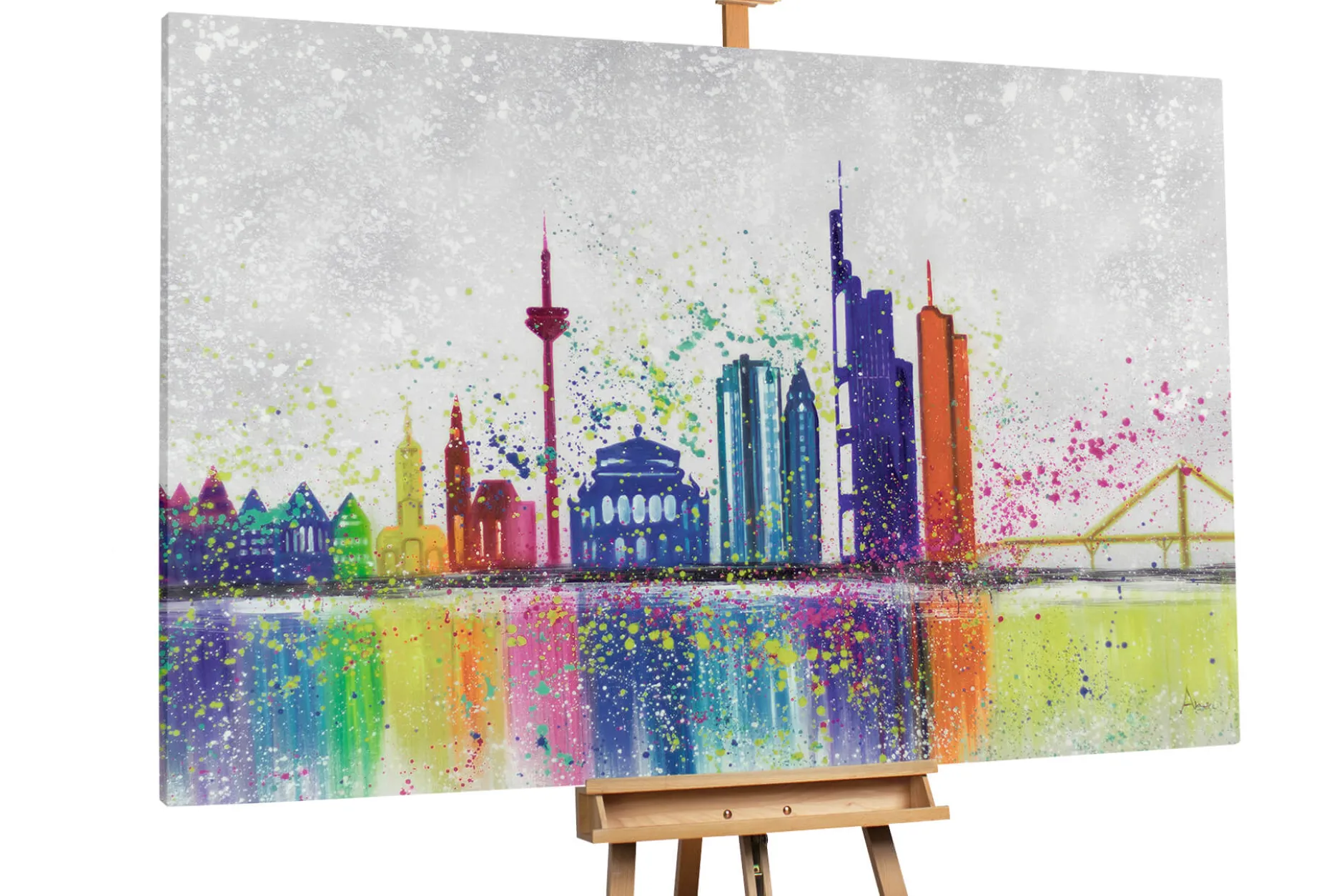 XXL Öl Gemälde 'Paint the Town ' | Handgemaltes Unikat