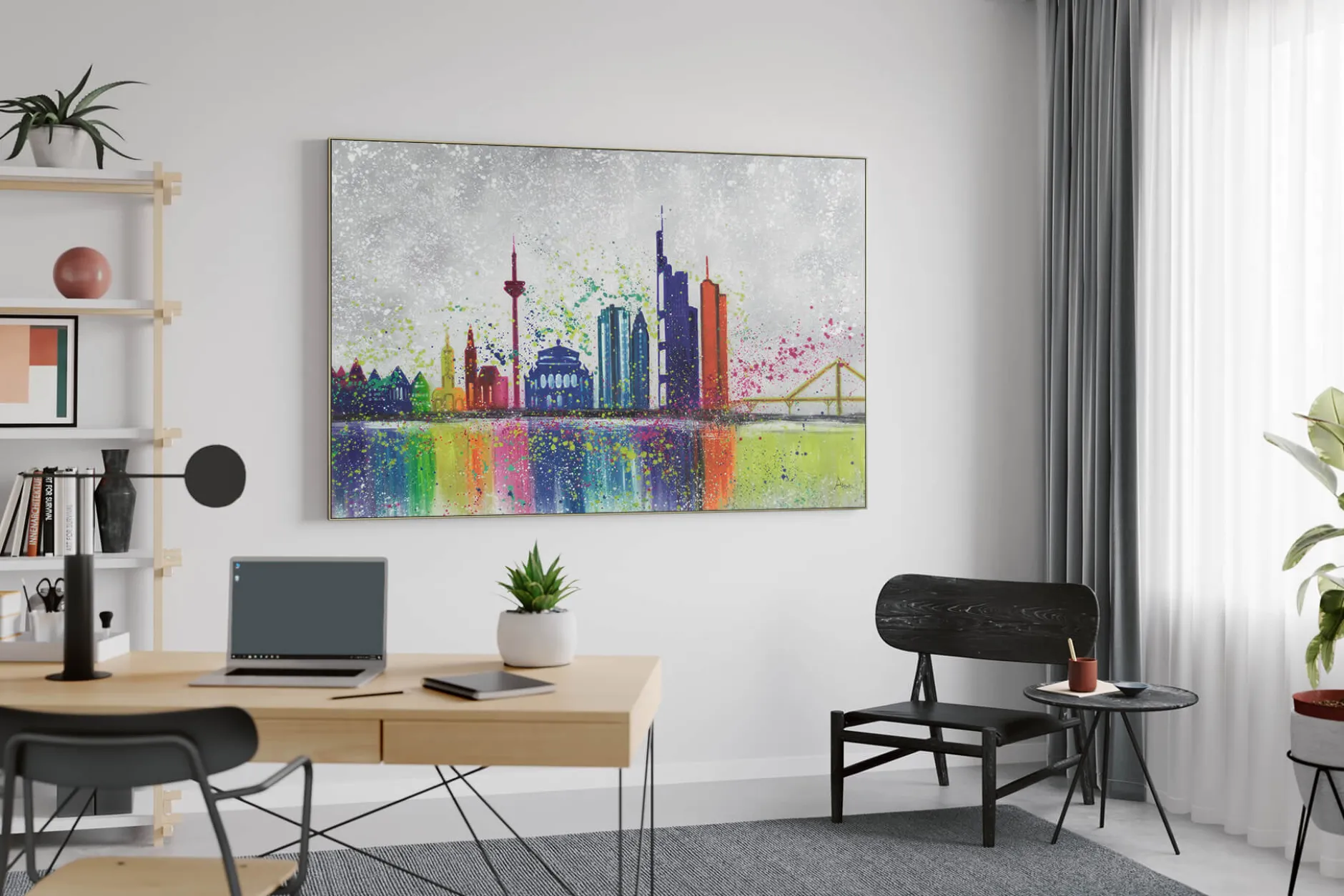 XXL Öl Gemälde 'Paint the Town ' | Handgemaltes Unikat