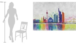 XXL Öl Gemälde 'Paint the Town ' | Handgemaltes Unikat