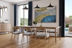 XXL Öl Gemälde 'Palast der Götter' | Handgemaltes Unikat
