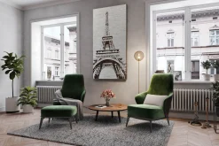 XXL Öl Gemälde 'Paris Longing' | Handgemaltes Unikat