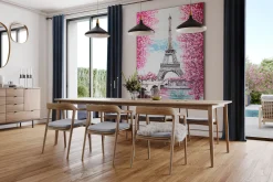 XXL Öl Gemälde 'Paris Love' | Handgemaltes Unikat