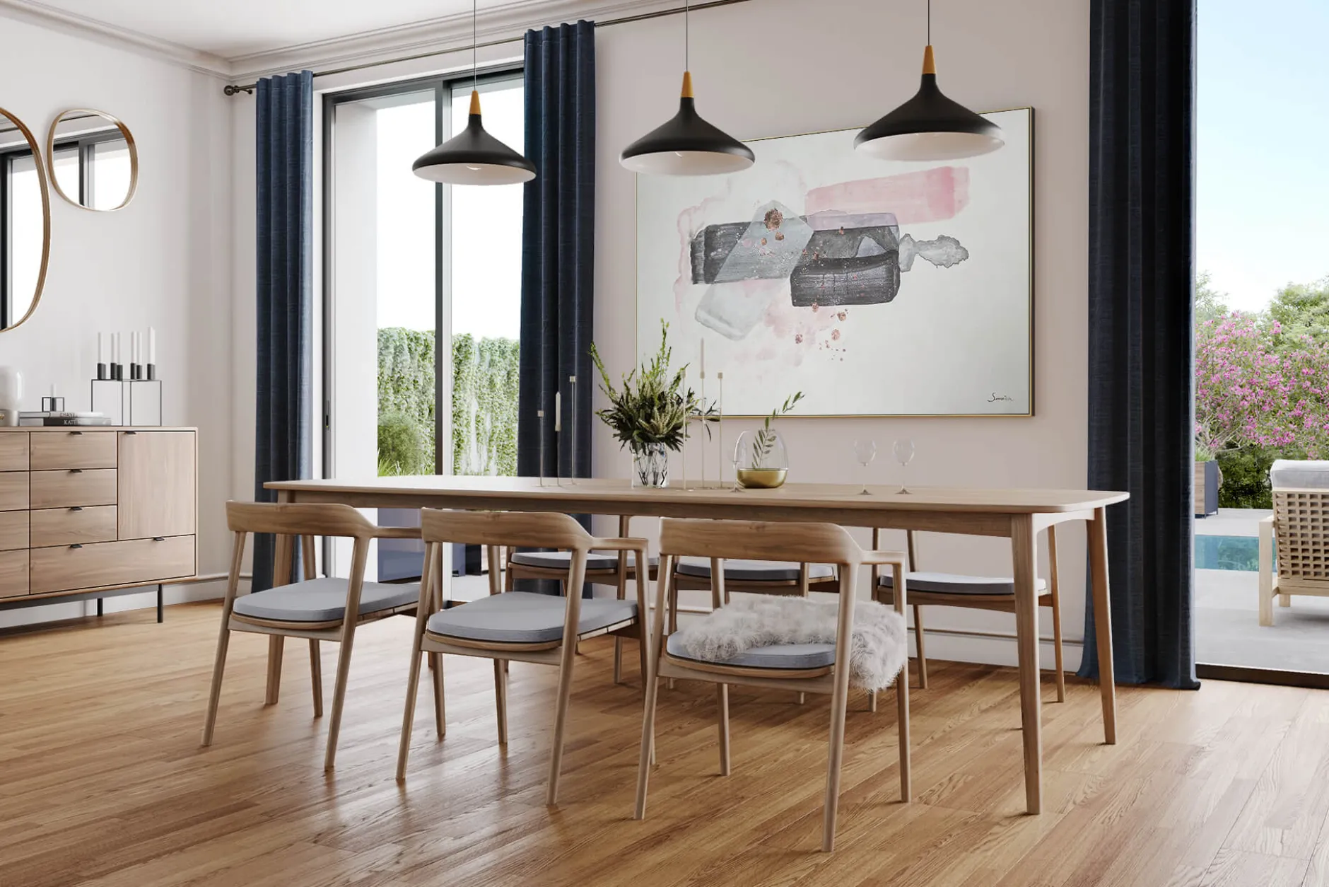 XXL Öl Gemälde 'Pastel and Iron' | Handgemaltes Unikat