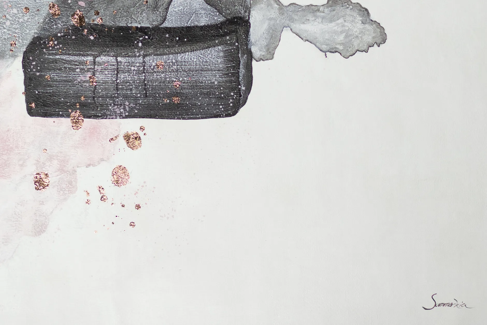 XXL Öl Gemälde 'Pastel and Iron' | Handgemaltes Unikat