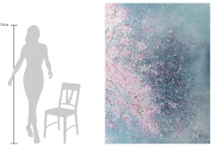 XXL Öl Gemälde 'Pastel Blossoms' | Handgemaltes Unikat