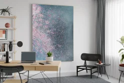 XXL Öl Gemälde 'Pastel Blossoms' | Handgemaltes Unikat