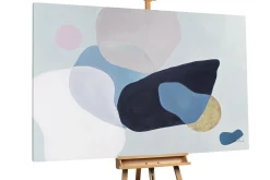 XXL Öl Gemälde 'Pastel Droplets ' | Handgemaltes Unikat