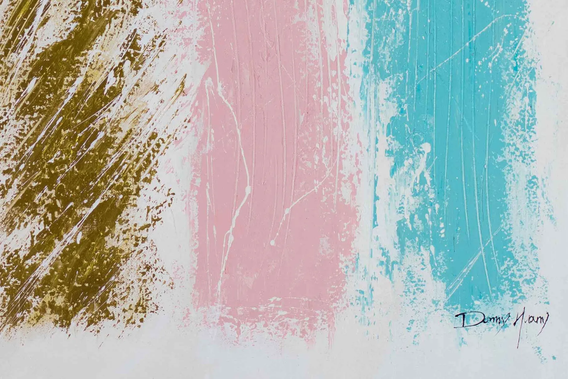 XXL Öl Gemälde 'Pastel Swatches' | Handgemaltes Unikat