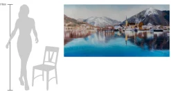 XXL Öl Gemälde 'Peacefulness of Salzburg' | Handgemaltes Unikat