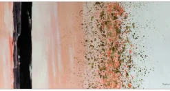 XXL Öl Gemälde 'Pink Blooming' | Handgemaltes Unikat