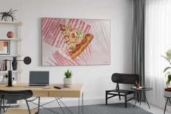 XXL Öl Gemälde 'Pizzaliebe' | Handgemaltes Unikat