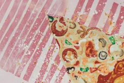 XXL Öl Gemälde 'Pizzaliebe' | Handgemaltes Unikat