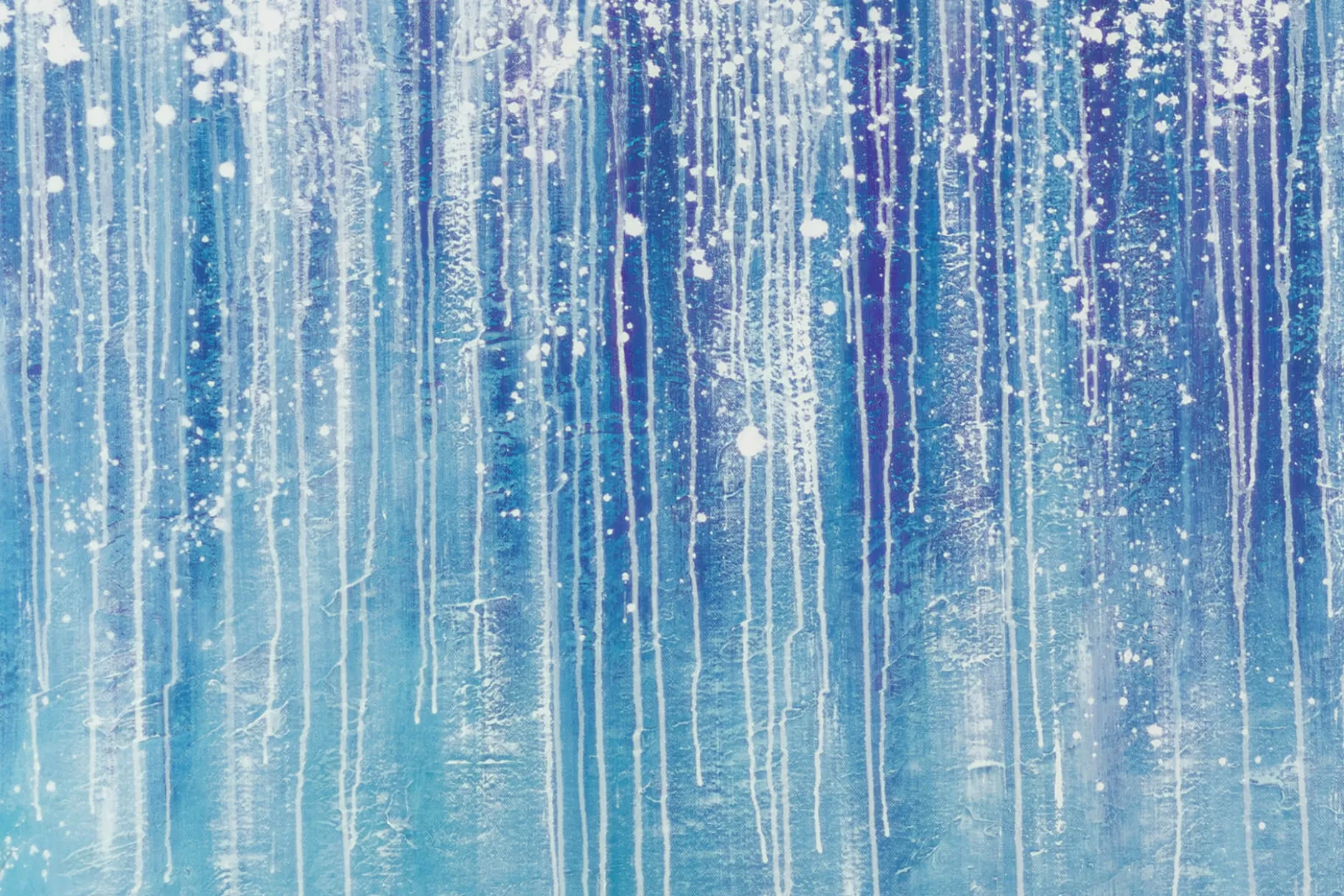 XXL Öl Gemälde 'Plunging Waterfall' | Handgemaltes Unikat