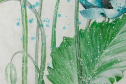 XXL Öl Gemälde 'Poppies in Blue' | Handgemaltes Unikat