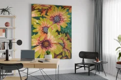 XXL Öl Gemälde 'Powered by the Sun' | Handgemaltes Unikat