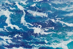 XXL Öl Gemälde 'Powerful Waves' | Handgemaltes Unikat