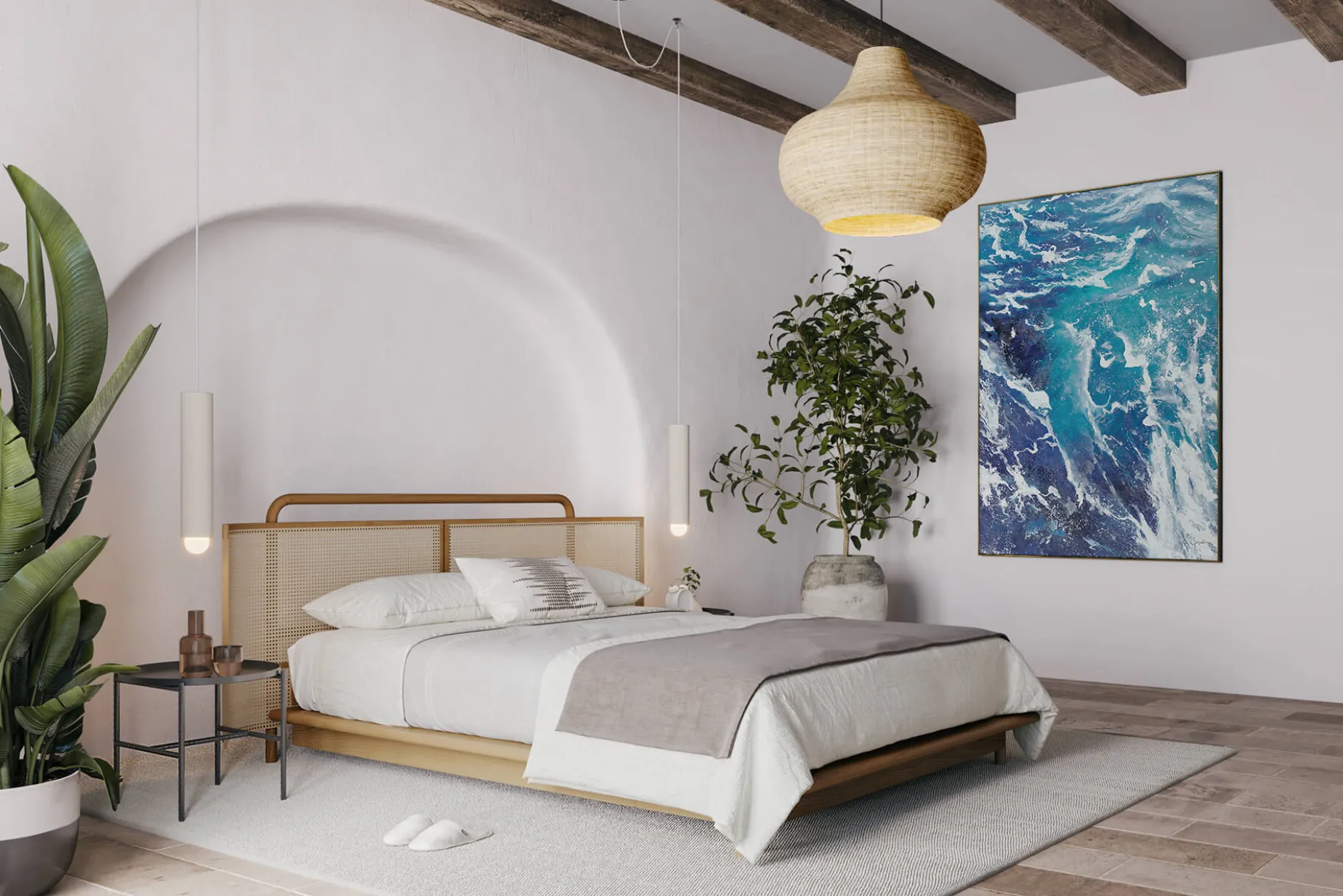 XXL Öl Gemälde 'Powerful Waves' | Handgemaltes Unikat