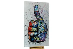 XXL Öl Gemälde 'Power of Positivity' | Handgemaltes Unikat