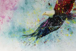 XXL Öl Gemälde 'Power of the Eagle' | Handgemaltes Unikat