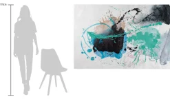 XXL Öl Gemälde 'Precipitating Colours' | Handgemaltes Unikat