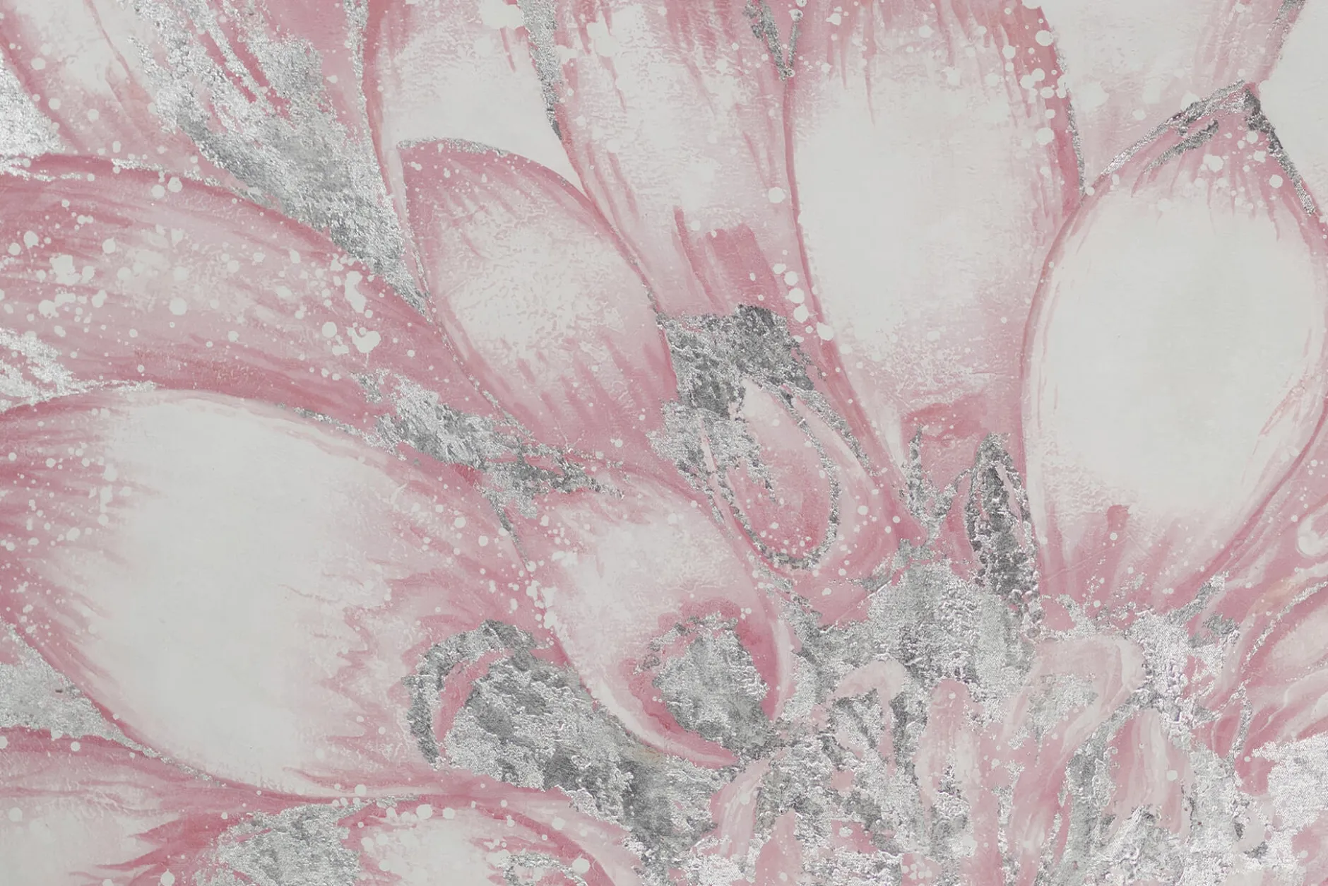 XXL Öl Gemälde 'Pretty Petals' | Handgemaltes Unikat