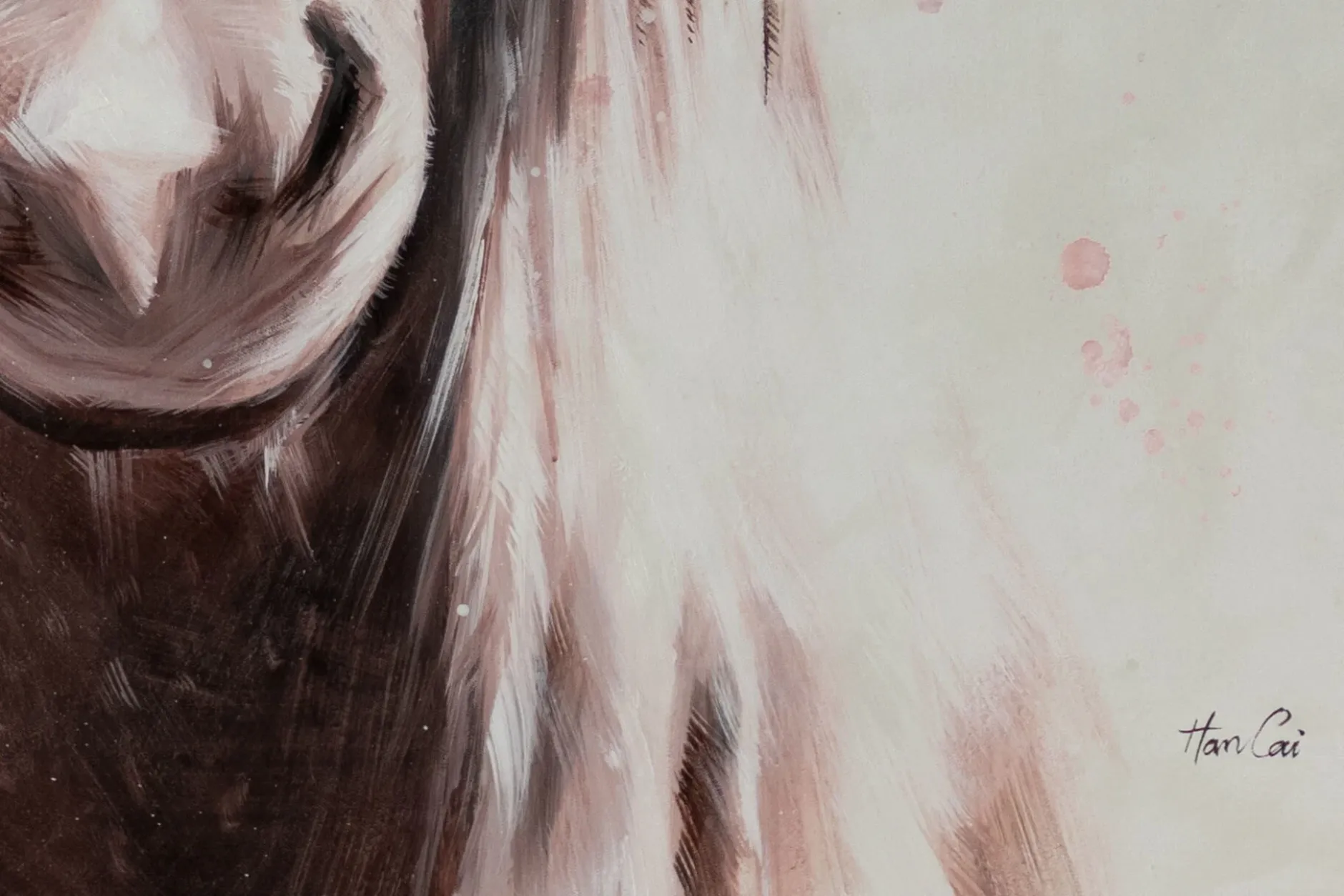XXL Öl Gemälde 'Princess of Ponies' | Handgemaltes Unikat