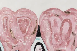 XXL Öl Gemälde 'Prinzessin Zahnfee' | Handgemaltes Unikat