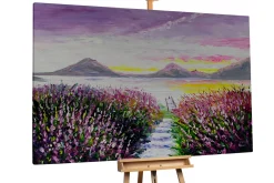 XXL Öl Gemälde 'Purple Dream' | Handgemaltes Unikat