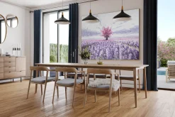 XXL Öl Gemälde 'Purple Explosion' | Handgemaltes Unikat