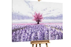 XXL Öl Gemälde 'Purple Explosion' | Handgemaltes Unikat