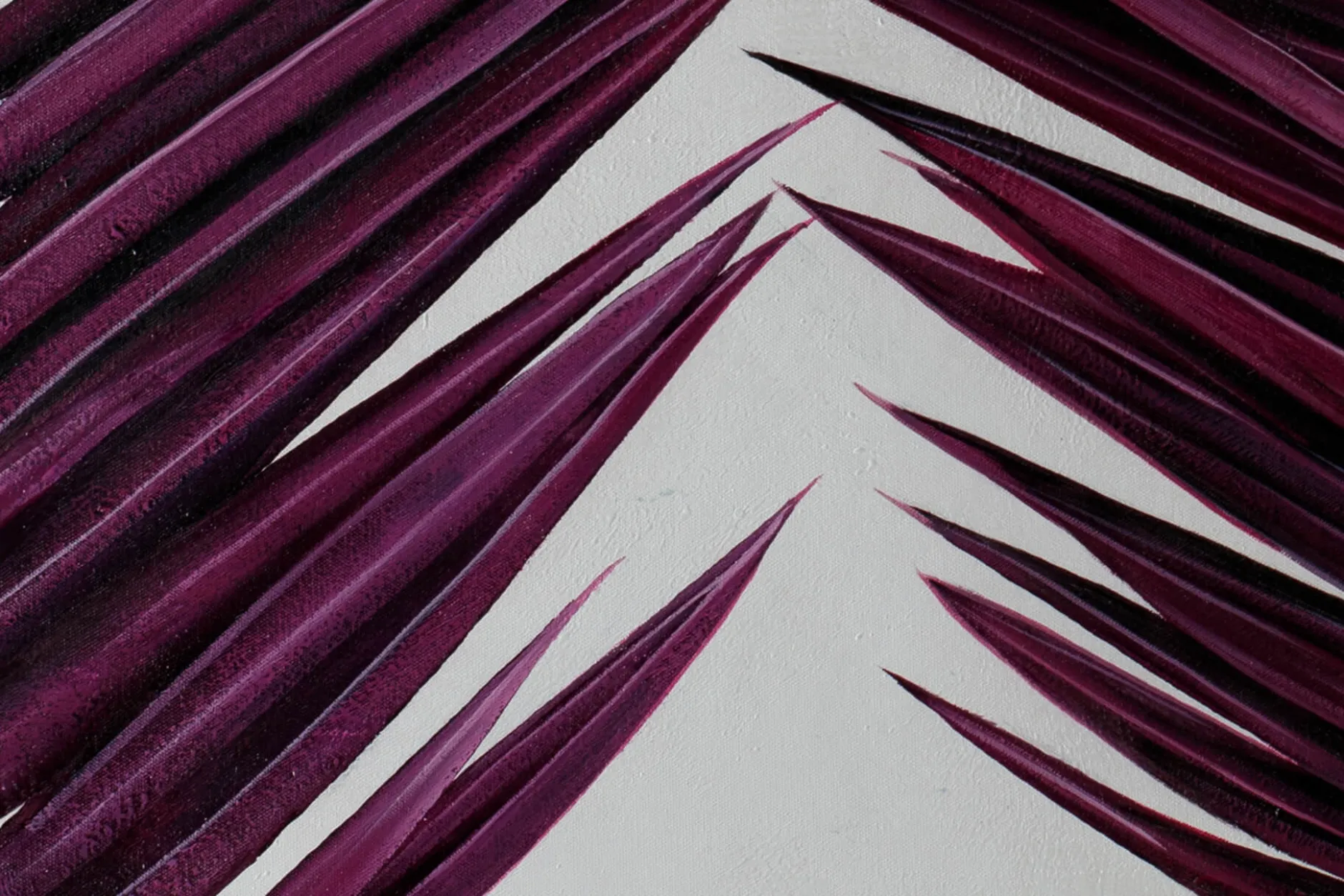 XXL Öl Gemälde 'Purple Jungle Dreams' | Handgemaltes Unikat