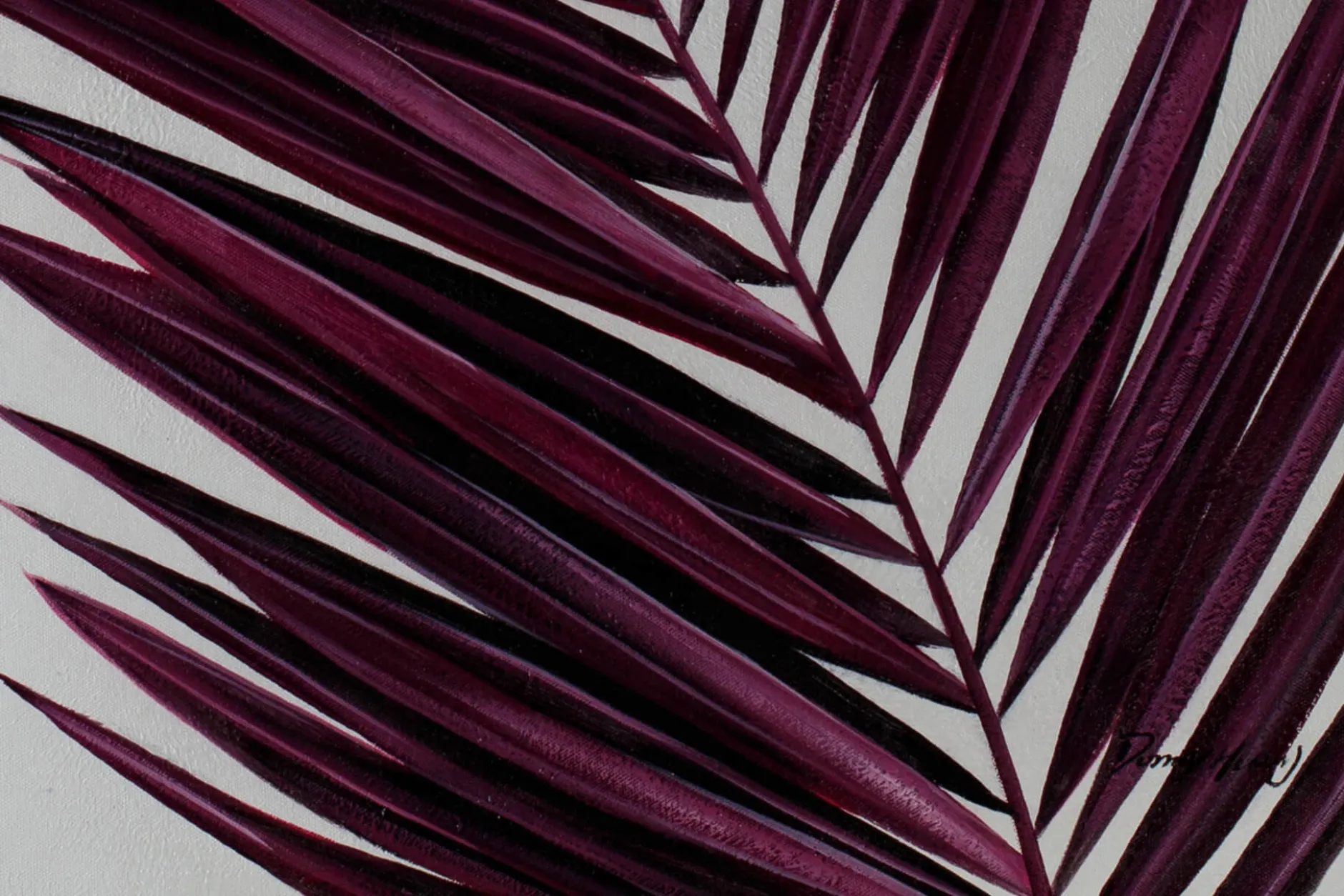 XXL Öl Gemälde 'Purple Jungle Dreams' | Handgemaltes Unikat