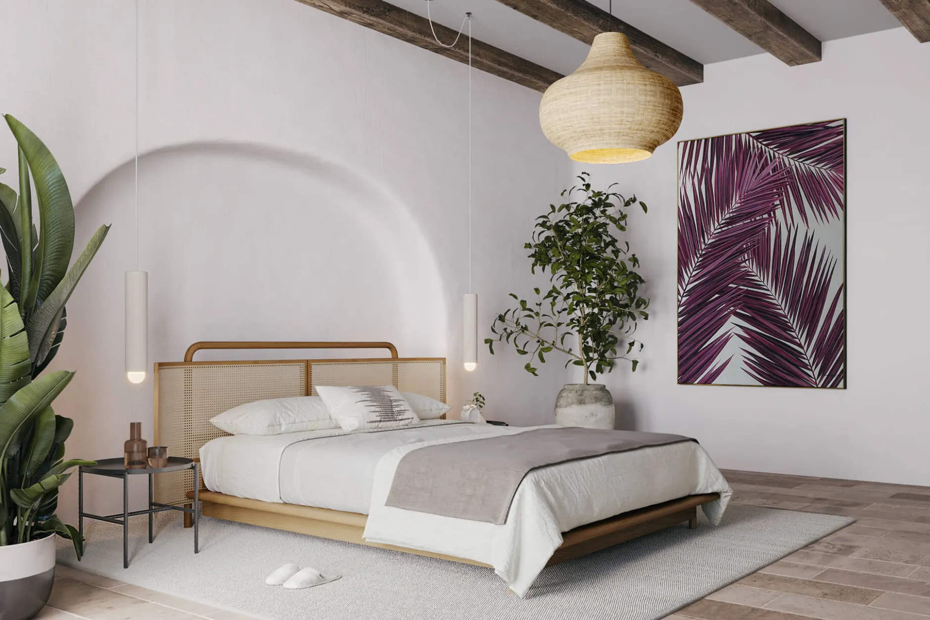XXL Öl Gemälde 'Purple Jungle Dreams' | Handgemaltes Unikat