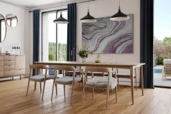 XXL Öl Gemälde 'Purple Magic' | Handgemaltes Unikat