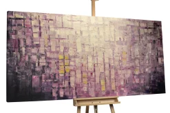 XXL Öl Gemälde 'Purple Panels' | Handgemaltes Unikat