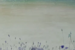XXL Öl Gemälde 'Purple Poppy Field' | Handgemaltes Unikat