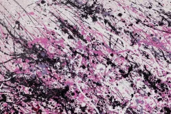 XXL Öl Gemälde 'Purple Rain' | Handgemaltes Unikat