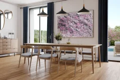 XXL Öl Gemälde 'Purple Rain' | Handgemaltes Unikat