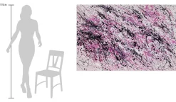 XXL Öl Gemälde 'Purple Rain' | Handgemaltes Unikat