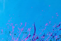 XXL Öl Gemälde 'Purple Sensation' | Handgemaltes Unikat