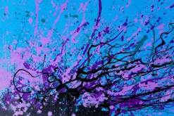 XXL Öl Gemälde 'Purple Sensation' | Handgemaltes Unikat