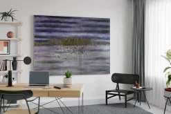 XXL Öl Gemälde 'Purple Sundown' | Handgemaltes Unikat