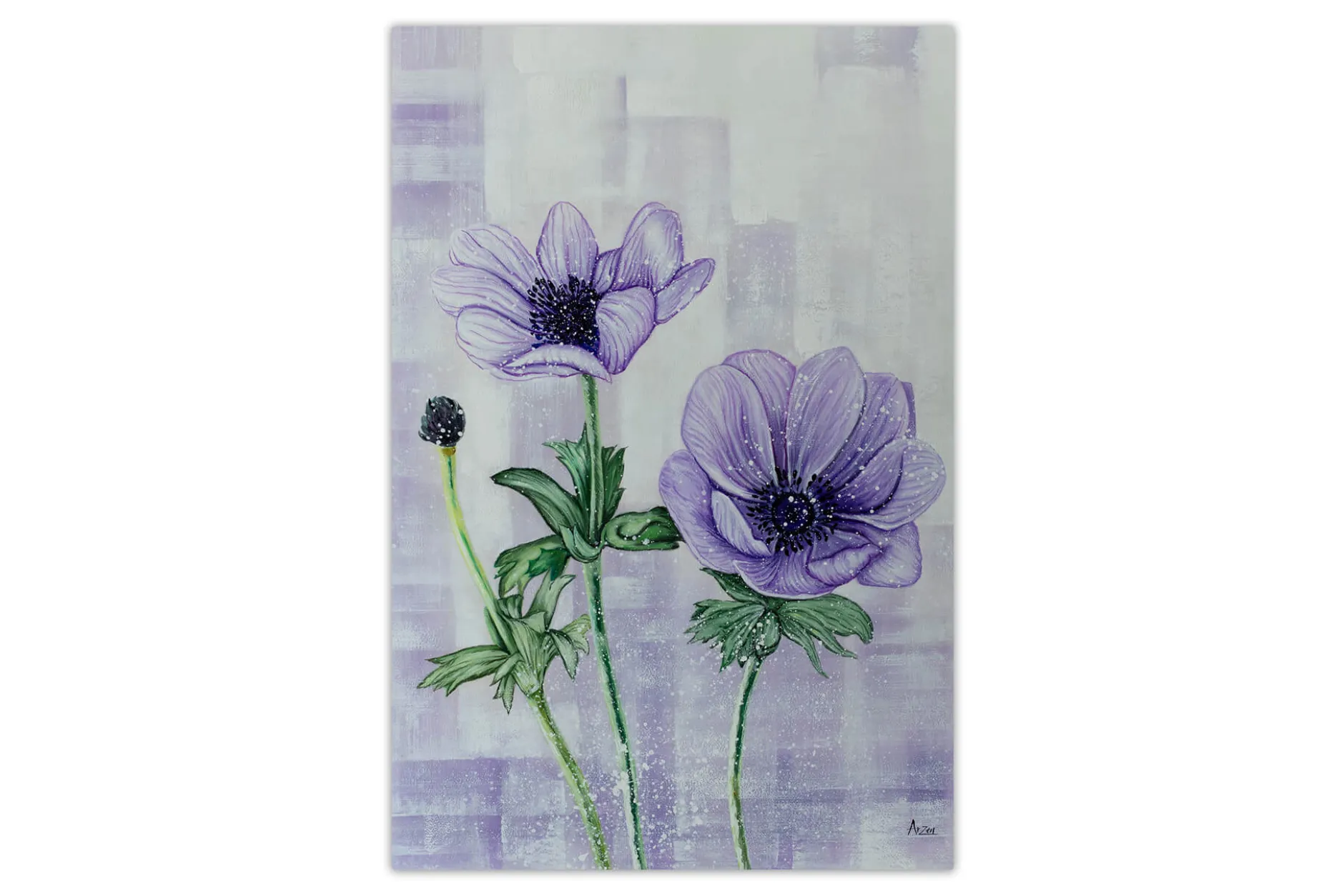 XXL Öl Gemälde 'Purple Velvet' | Handgemaltes Unikat
