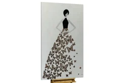 XXL Öl Gemälde 'Queen of Butterflies' | Handgemaltes Unikat
