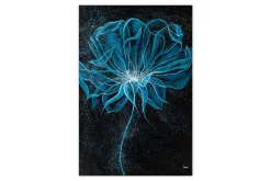 XXL Öl Gemälde 'Radiating Blue' | Handgemaltes Unikat