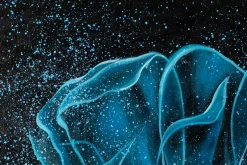 XXL Öl Gemälde 'Radiating Blue' | Handgemaltes Unikat