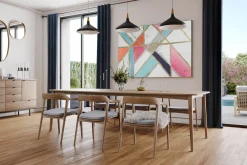 XXL Öl Gemälde 'Rainbow Mosaic' | Handgemaltes Unikat