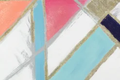 XXL Öl Gemälde 'Rainbow Mosaic' | Handgemaltes Unikat