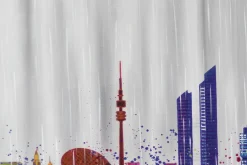 XXL Öl Gemälde 'Raining Rainbows' | Handgemaltes Unikat