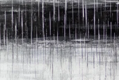XXL Öl Gemälde 'Rain Signals' | Handgemaltes Unikat